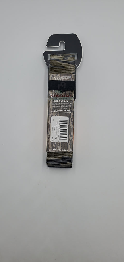 GROOVE LIFE BELT B2-011-OS MOSSY OAK BOTTOMLAND/BLACK  NEW IN A BOX ONE SIZE FITS MOST