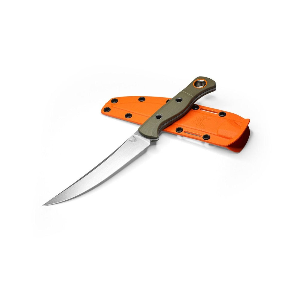 BENCHMADE 15500-3 MEATCRAFTER S45VN, TRAILING POINT
