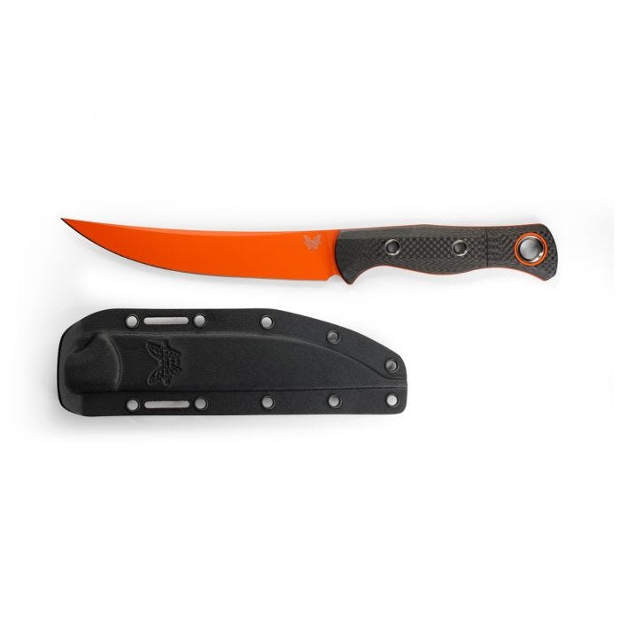 BENCHMADE 15500OR-2 MEATCRAFTER S45VN, TRAILING POINT